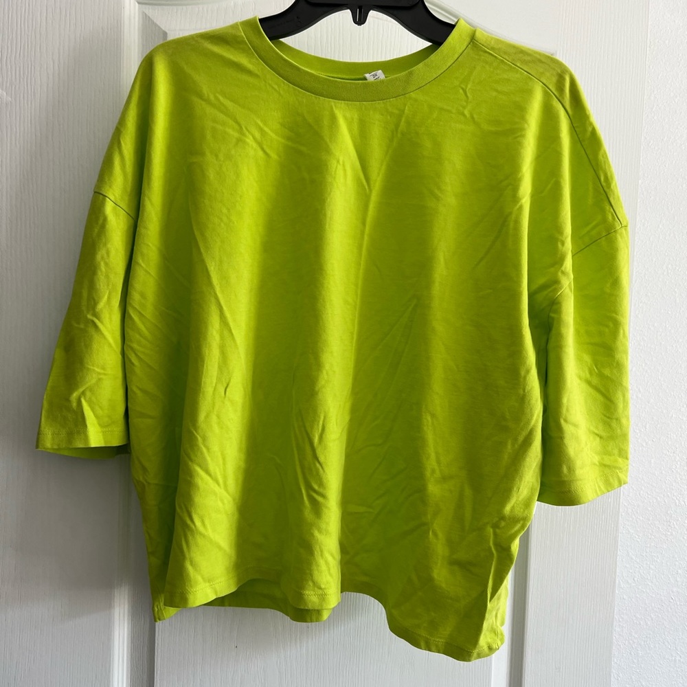 BP Green Praire Short Sleeve Crop stop SZ 2X